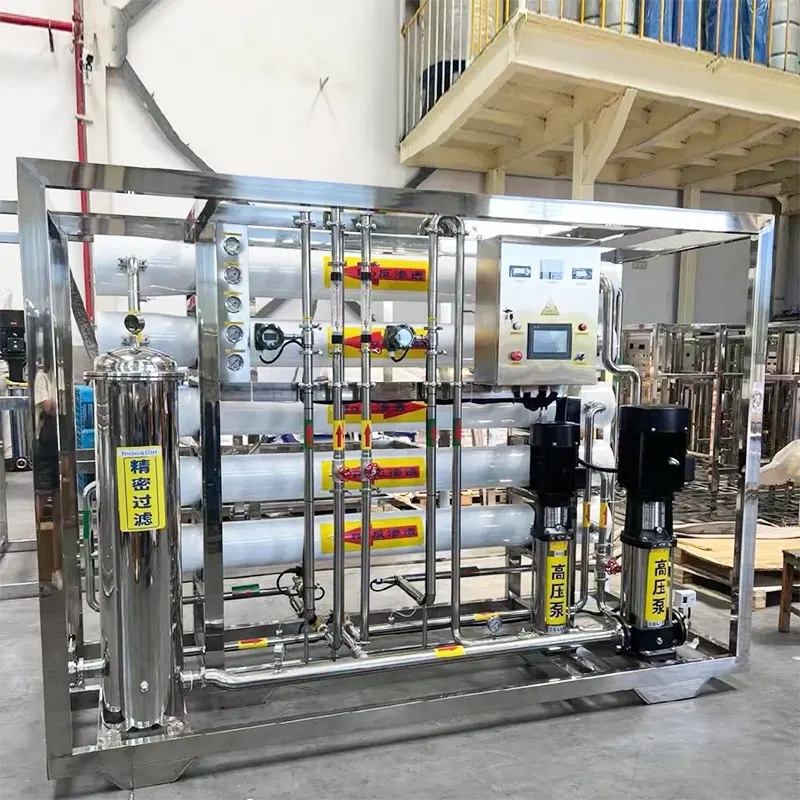 2 lygio gryno vandens atvirkštinio osmoso įranga, skirta maisto pramonei